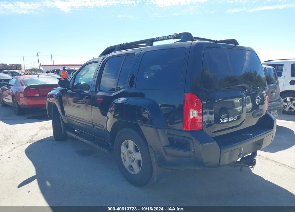2005 NISSAN XTERRA S VIN: 5N1AN08U55C657598