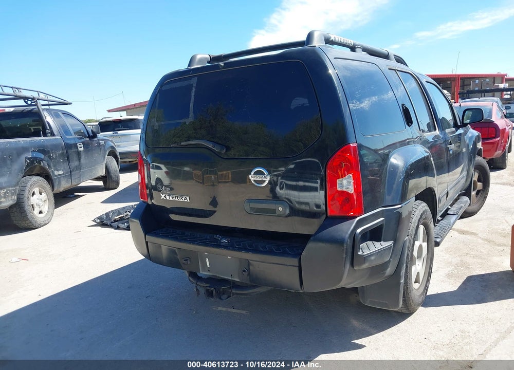 2005 NISSAN XTERRA S VIN: 5N1AN08U55C657598