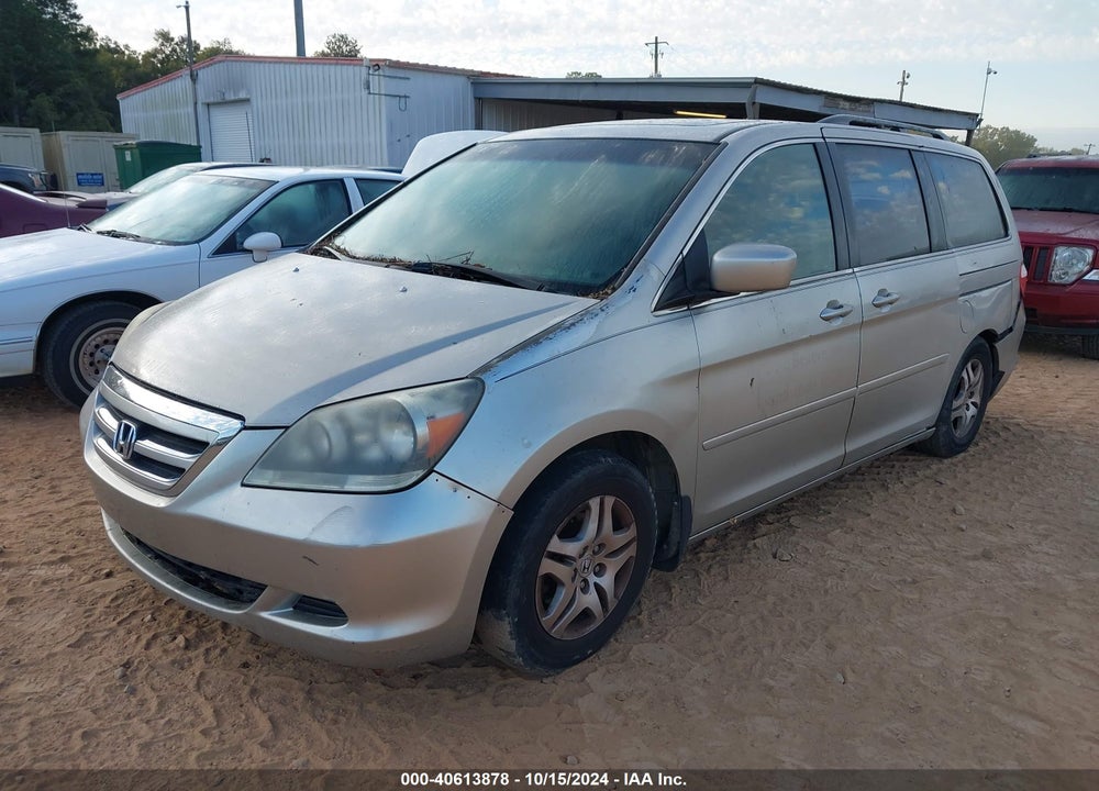 2005 HONDA ODYSSEY EX-L VIN: 5FNRL38715B113112