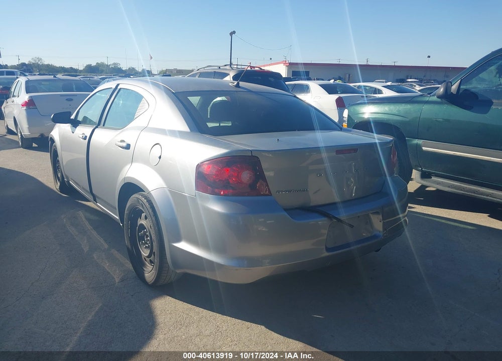 2014 DODGE AVENGER SE VIN: 1C3CDZAB2EN216730