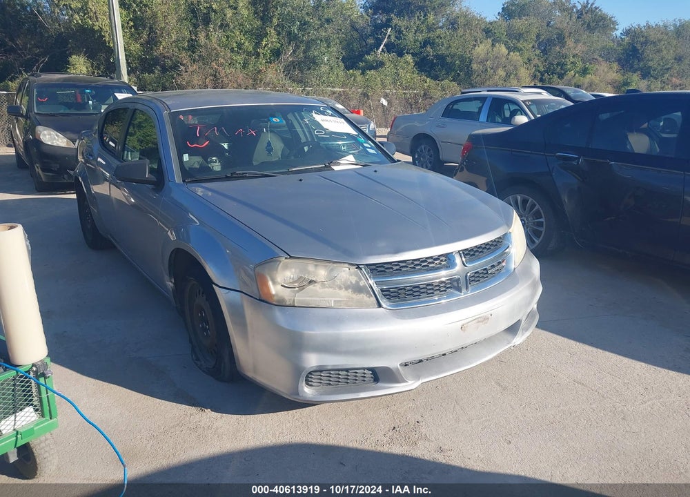 2014 DODGE AVENGER SE VIN: 1C3CDZAB2EN216730