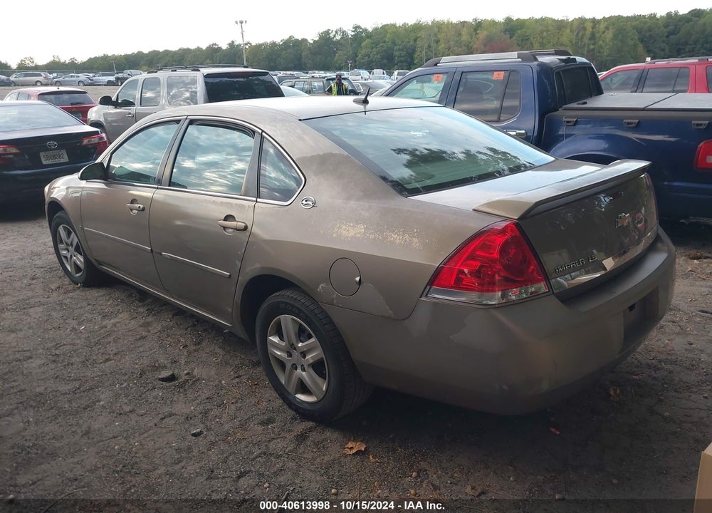2006 CHEVROLET IMPALA LS VIN: 2G1WB58K269303778