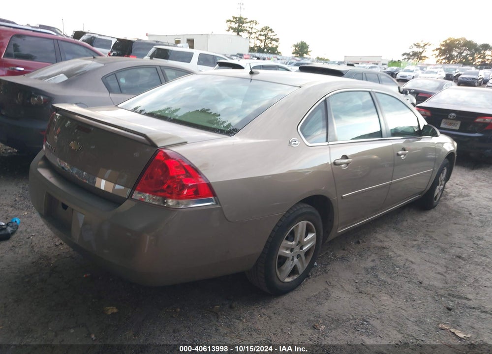 2006 CHEVROLET IMPALA LS VIN: 2G1WB58K269303778