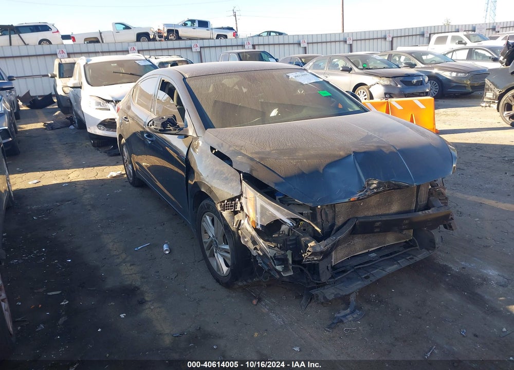 2019 HYUNDAI ELANTRA SEL VIN: 5NPD84LF8KH413016