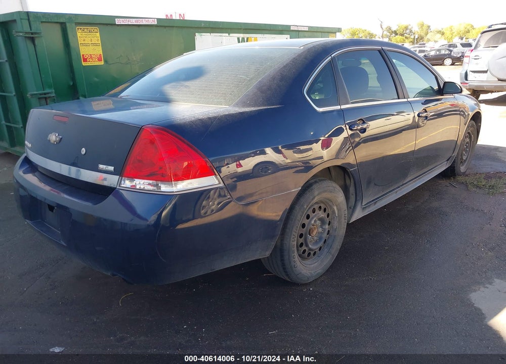 2011 CHEVROLET IMPALA POLICE VIN: 2G1WD5EMXB1300989