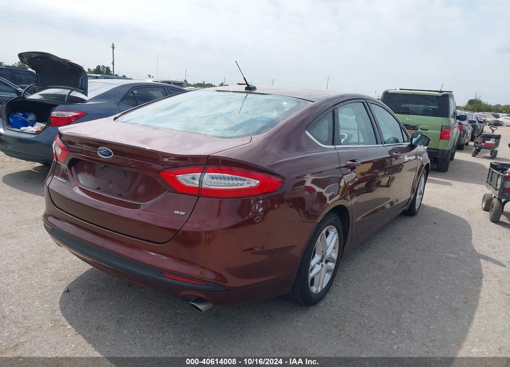 2015 FORD FUSION SE VIN: 3FA6P0H72FR262611
