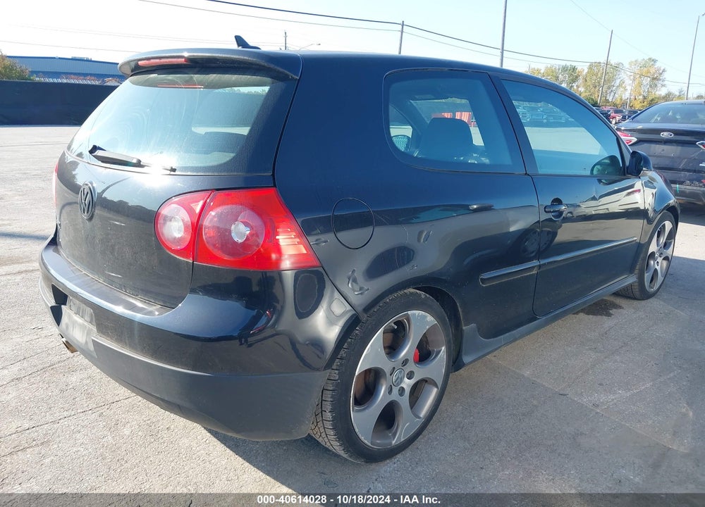 2009 VOLKSWAGEN GTI 2-DOOR VIN: WVWFV71K49W143693