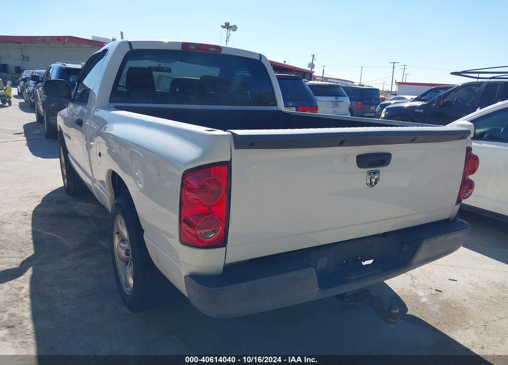 2007 DODGE RAM 1500 ST VIN: 1D7HA16K77J639856