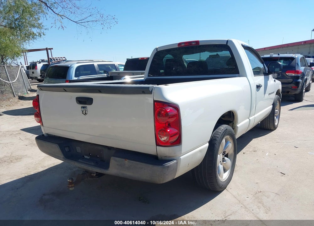 2007 DODGE RAM 1500 ST VIN: 1D7HA16K77J639856