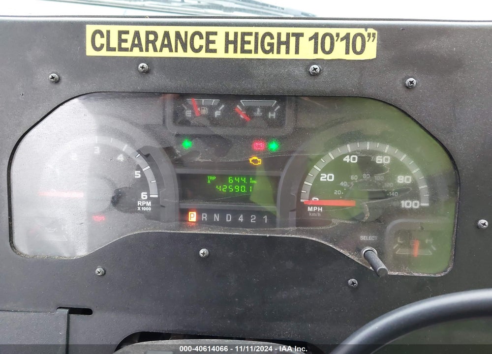 2019 FORD E-450 STRIPPED VIN: 1FC3E4K69KDC51828