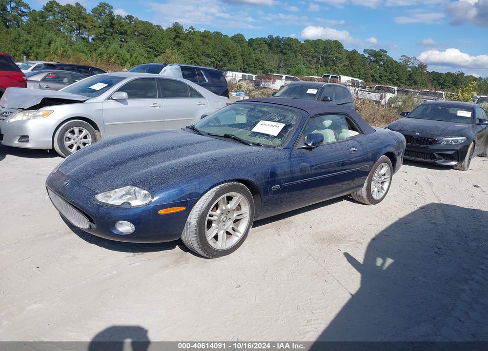 2002 JAGUAR XK8 VIN: SAJDA42C92NA25230