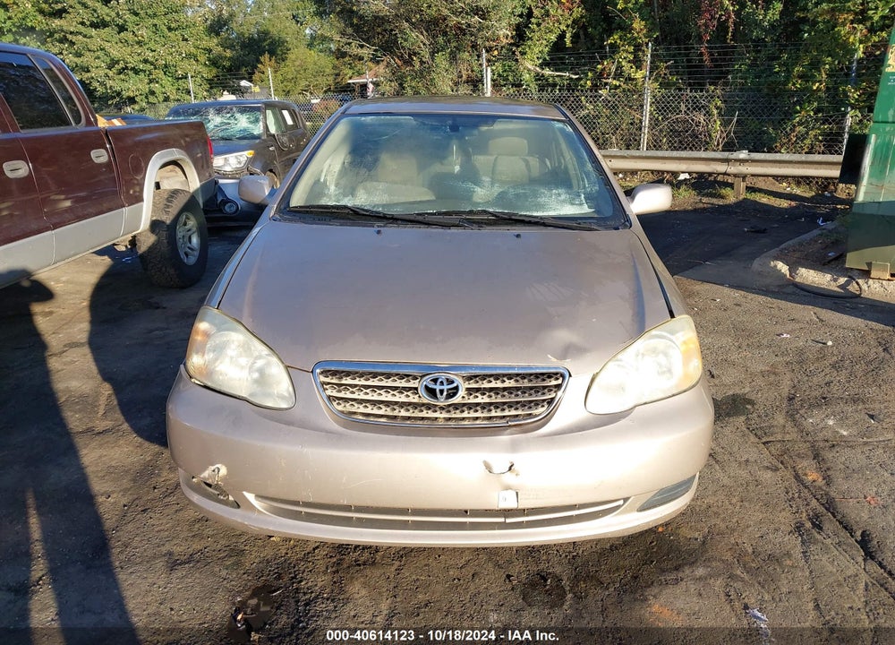 2005 TOYOTA COROLLA LE VIN: 2T1BR32E55C460826