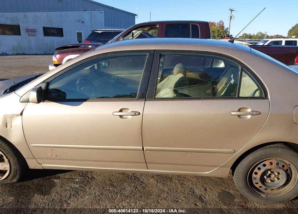 2005 TOYOTA COROLLA LE VIN: 2T1BR32E55C460826