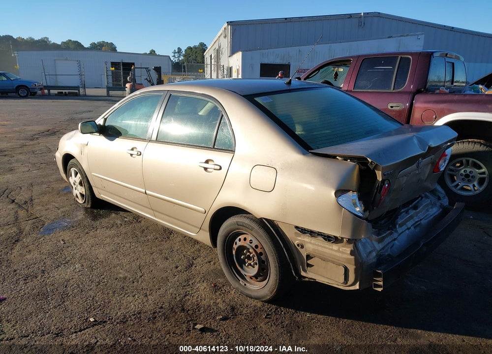 2005 TOYOTA COROLLA LE VIN: 2T1BR32E55C460826