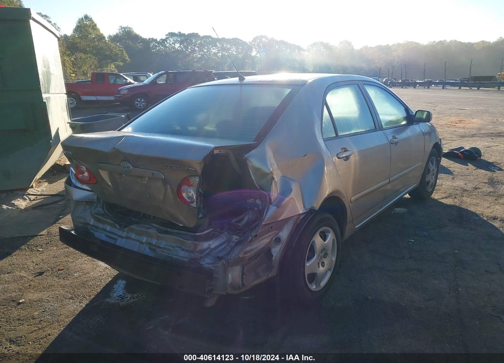 2005 TOYOTA COROLLA LE VIN: 2T1BR32E55C460826