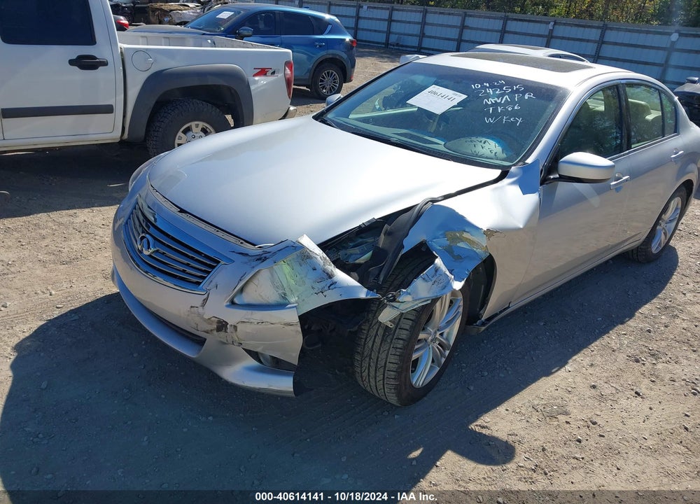 2012 INFINITI G37 JOURNEY VIN: JN1CV6AP8CM933514