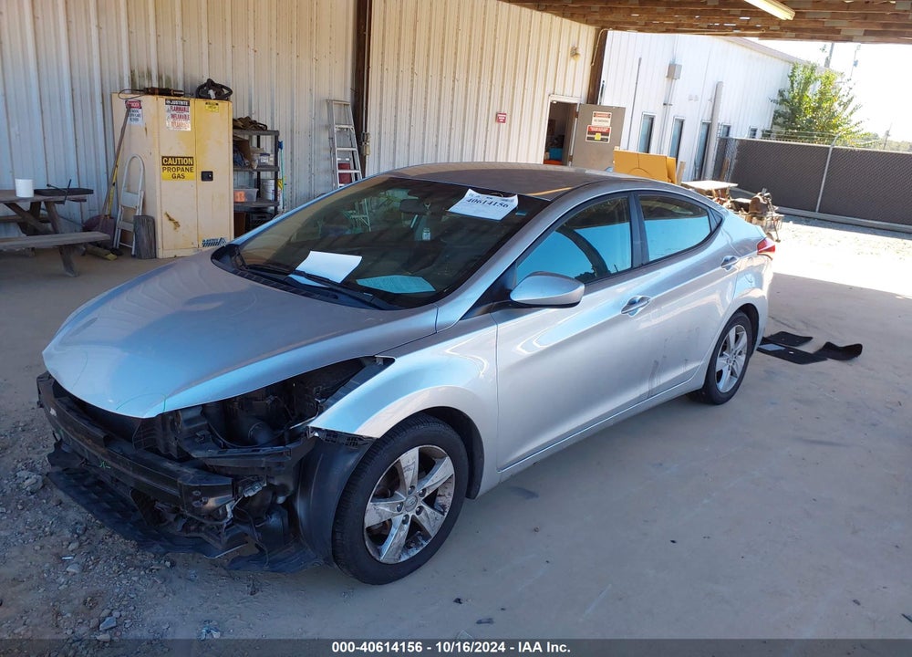 2013 HYUNDAI ELANTRA GLS VIN: 5NPDH4AE2DH259996