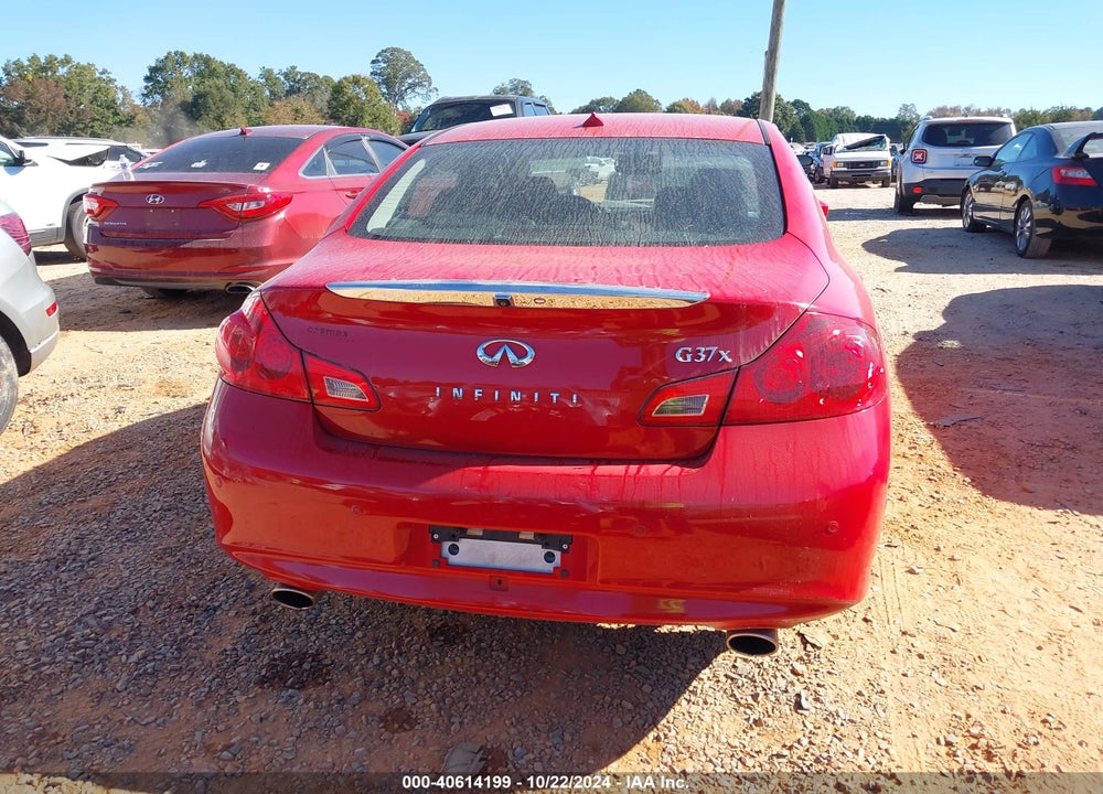 2011 INFINITI G37X VIN: JN1CV6AR1BM410058