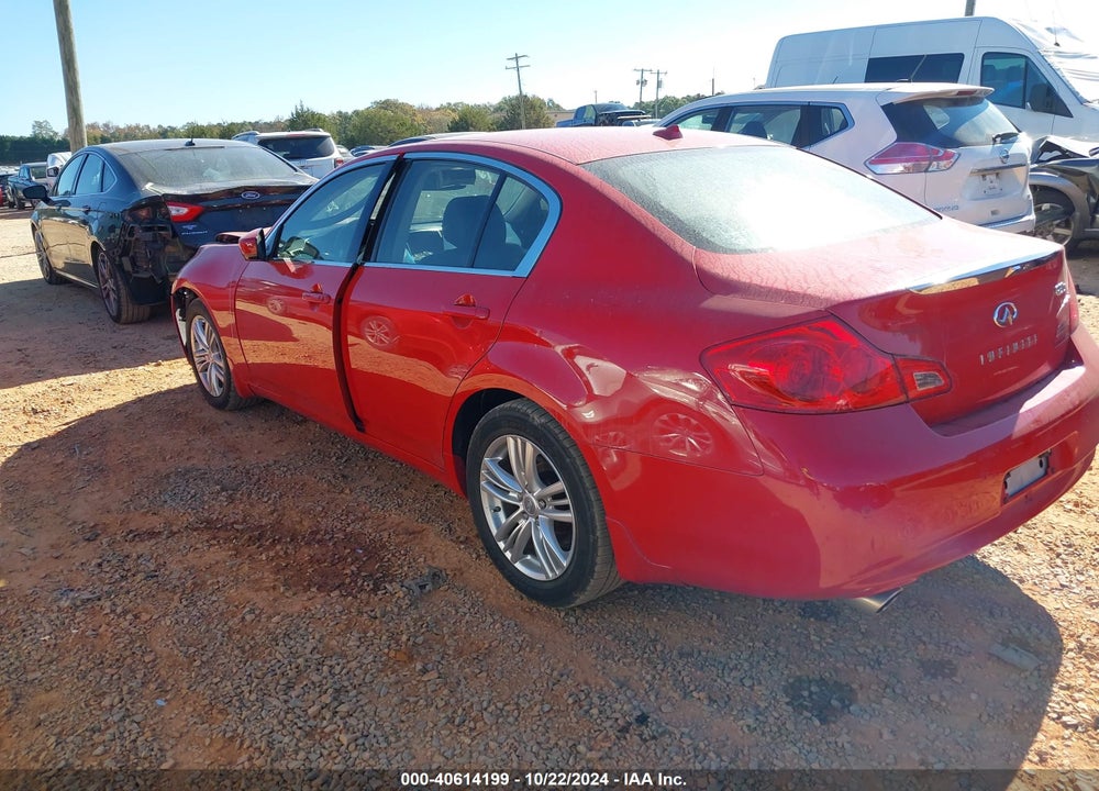 2011 INFINITI G37X VIN: JN1CV6AR1BM410058