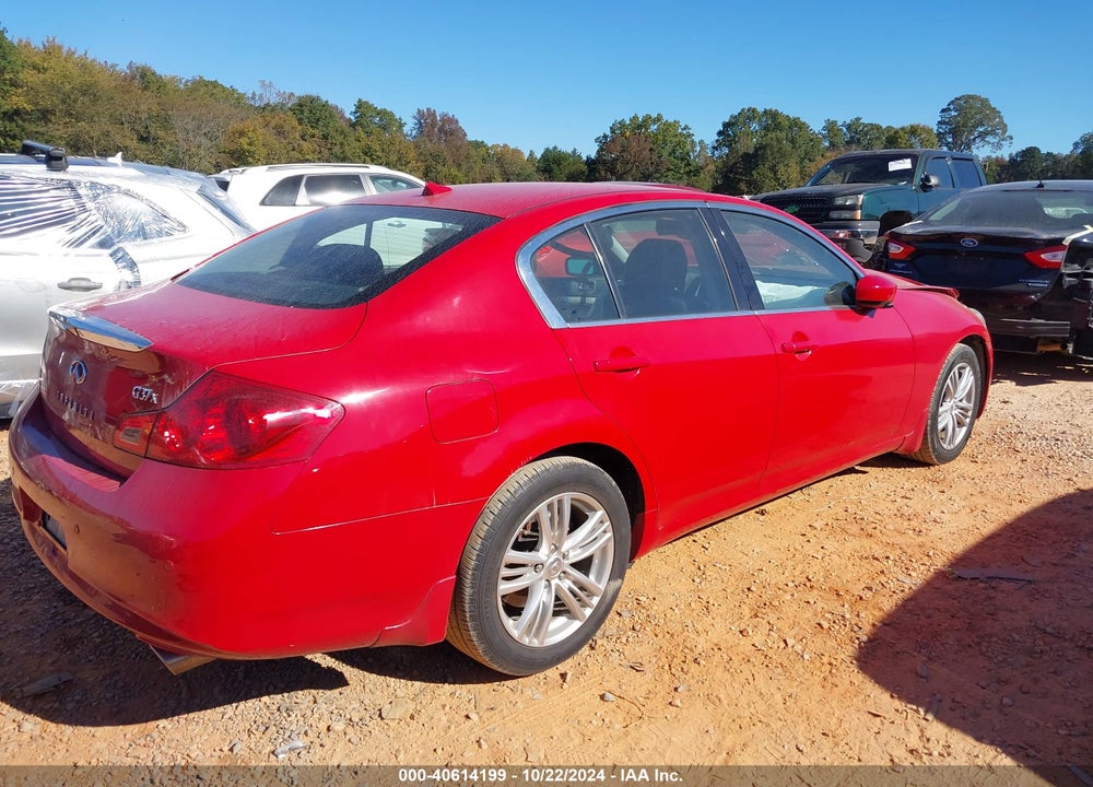 2011 INFINITI G37X VIN: JN1CV6AR1BM410058