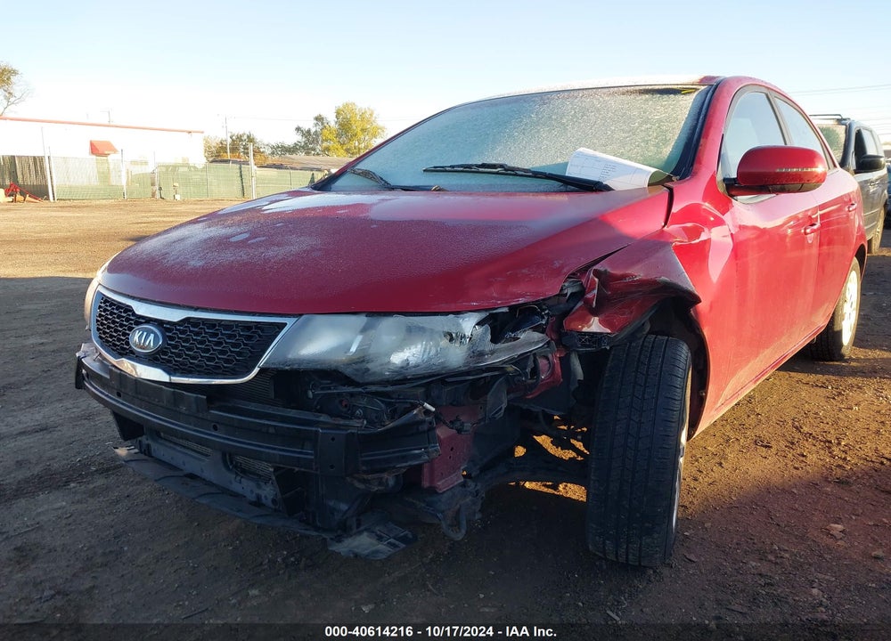 2012 KIA FORTE EX VIN: KNAFU4A27C5556011