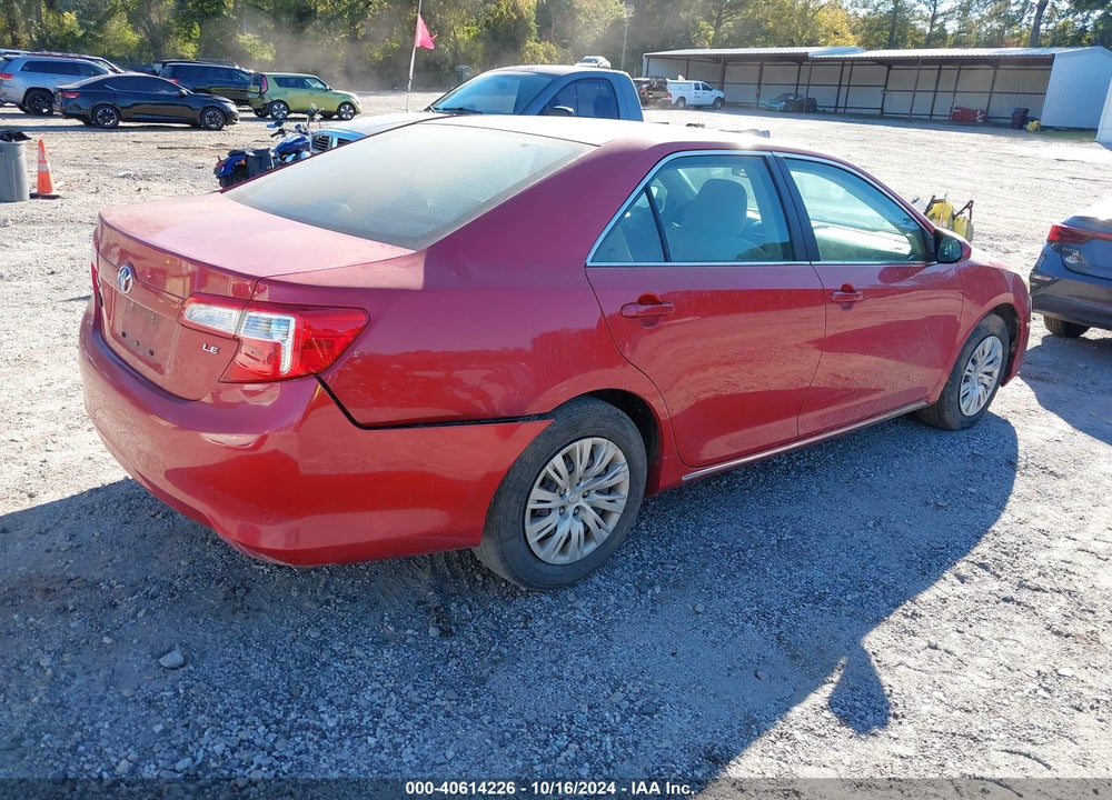 2013 TOYOTA CAMRY LE VIN: 4T1BF1FK0DU680076