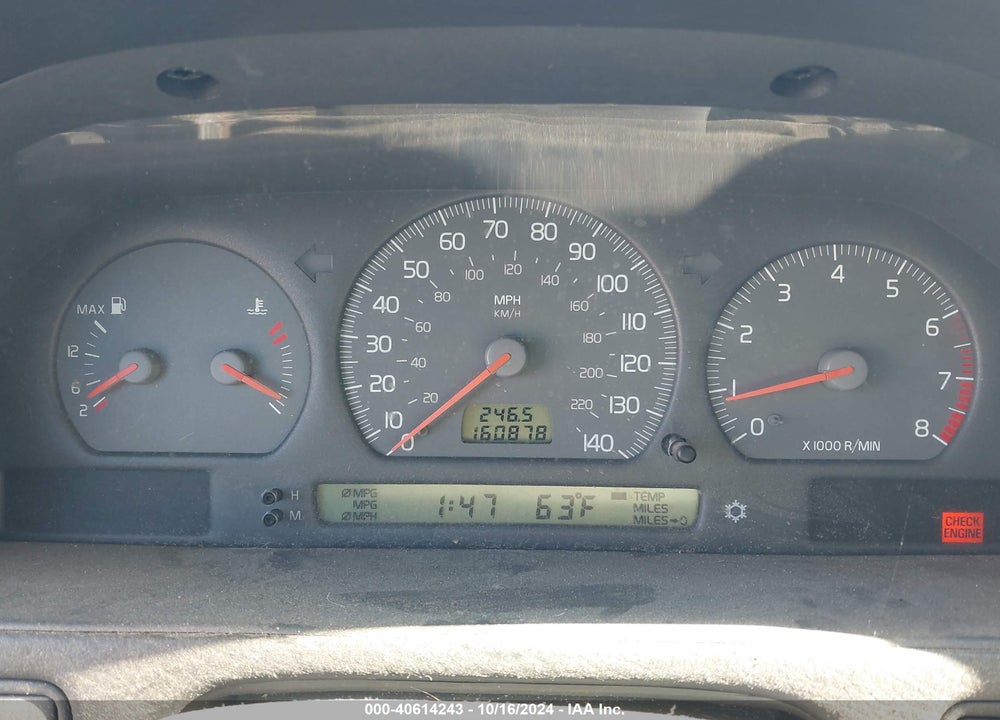 2000 VOLVO V70 SE VIN: YV1LW61J5Y2691414