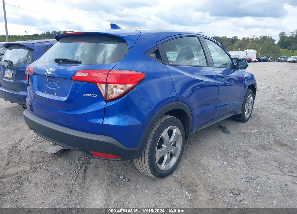 2018 HONDA HR-V LX VIN: 3CZRU6H33JG729646