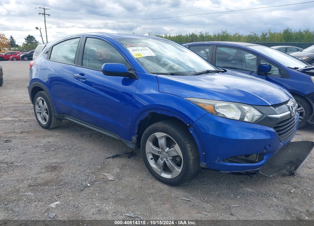 2018 HONDA HR-V LX VIN: 3CZRU6H33JG729646