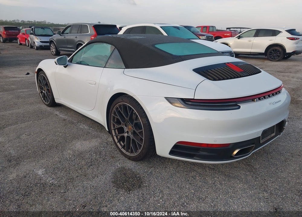 2021 PORSCHE 911 CARRERA 4 /CARRERA VIN: WP0CA2A93MS239135