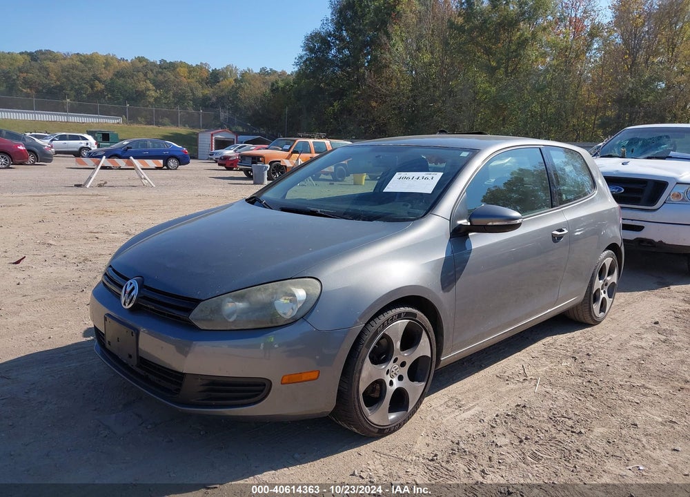 2012 VOLKSWAGEN GOLF 2.5L 2-DOOR VIN: WVWAB7AJ8CW200575