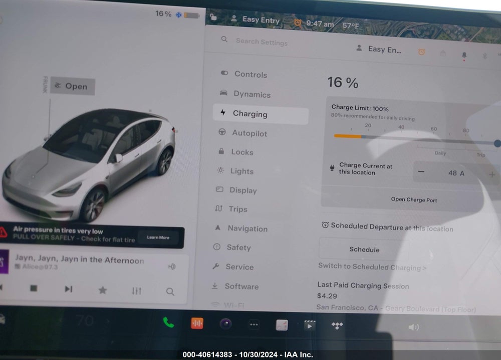 2020 TESLA MODEL Y VIN: 5YJYGDEF3LF023104