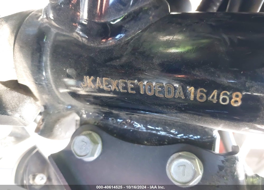 2014 KAWASAKI EX650 E VIN: JKAEXEE10EDA16468