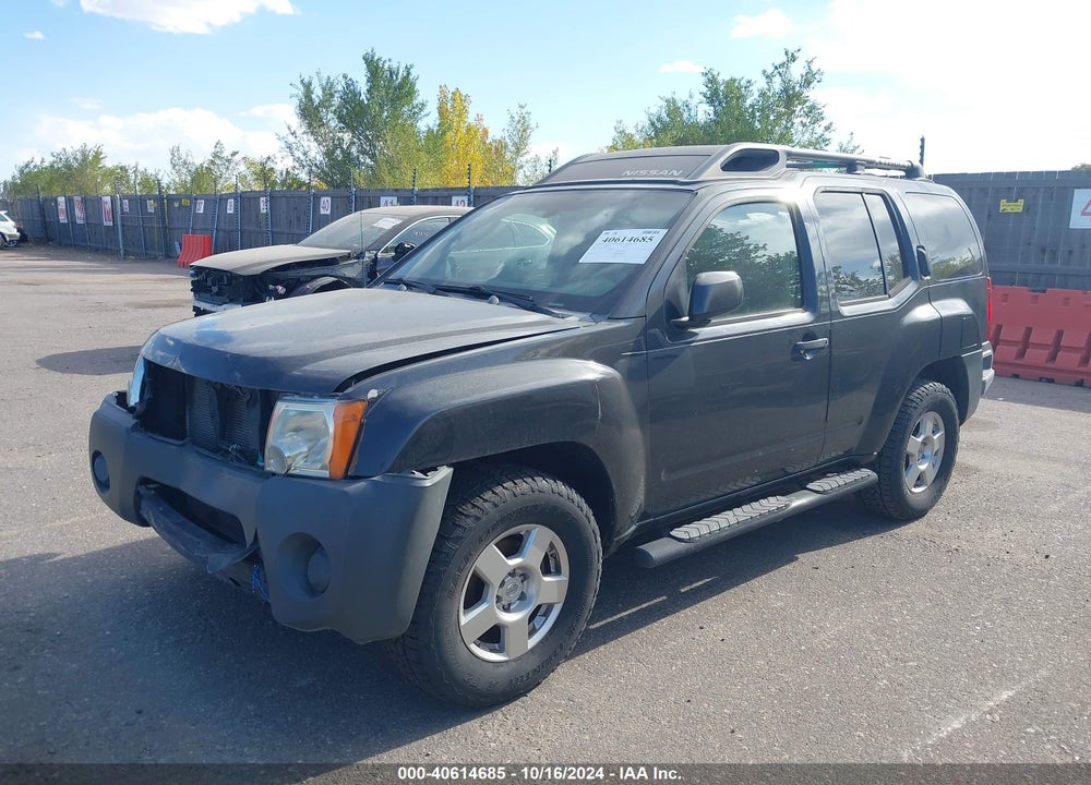 2007 NISSAN XTERRA S VIN: 5N1AN08U87C544599