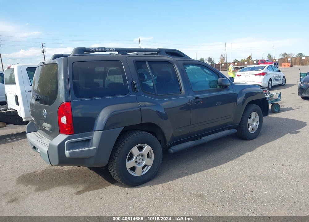 2007 NISSAN XTERRA S VIN: 5N1AN08U87C544599
