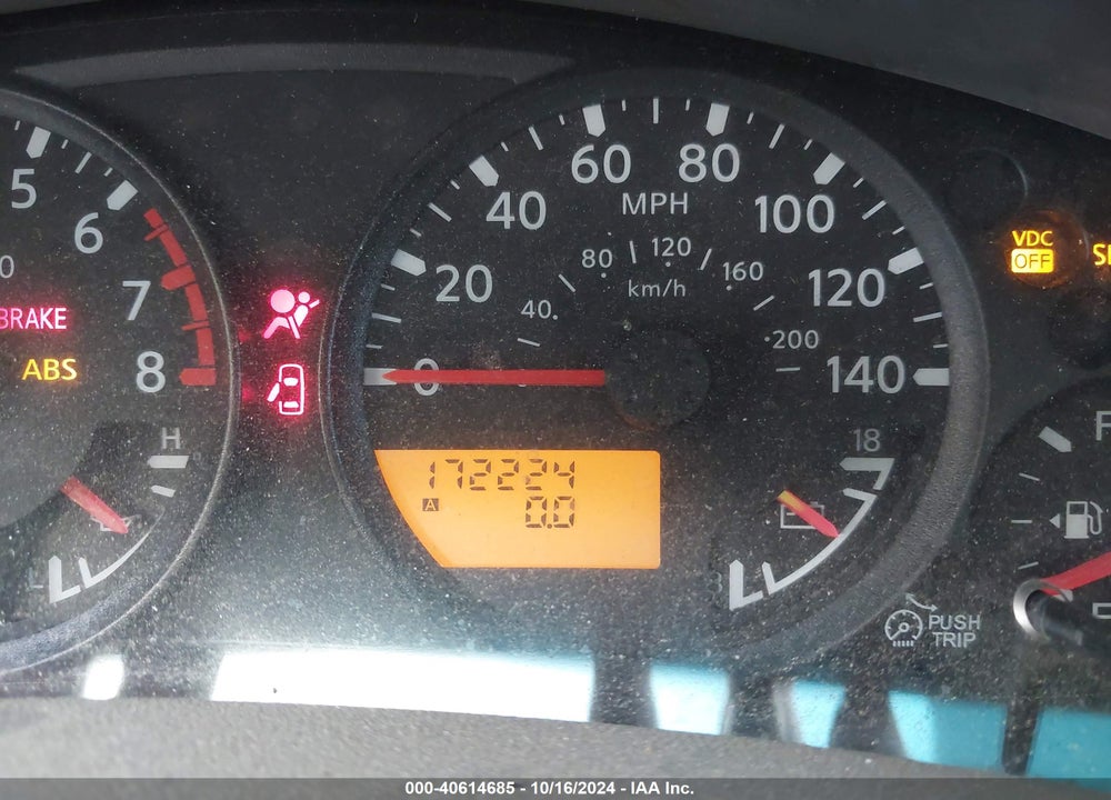 2007 NISSAN XTERRA S VIN: 5N1AN08U87C544599