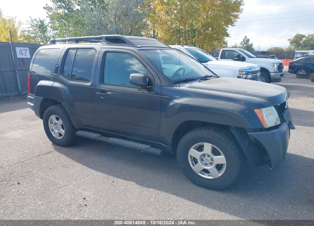 2007 NISSAN XTERRA S VIN: 5N1AN08U87C544599