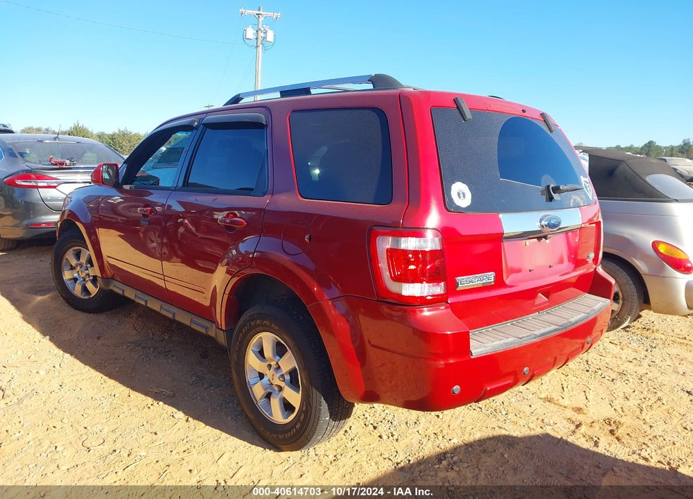 2010 FORD ESCAPE LIMITED VIN: 1FMCU0EGXAKD16546