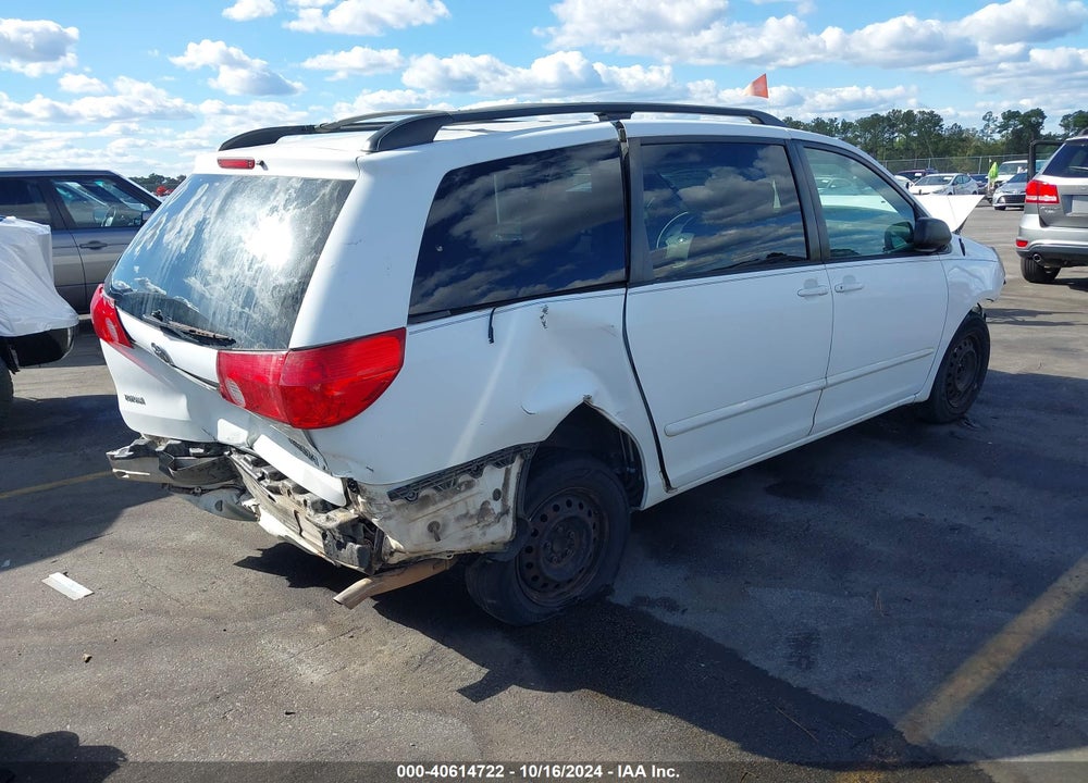 2008 TOYOTA SIENNA LE VIN: 5TDZK23CX8S175836