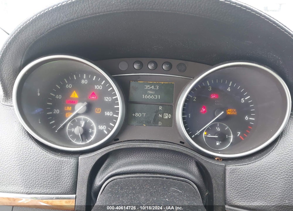 2009 MERCEDES-BENZ GL 450 4MATIC VIN: 4JGBF71E79A477974