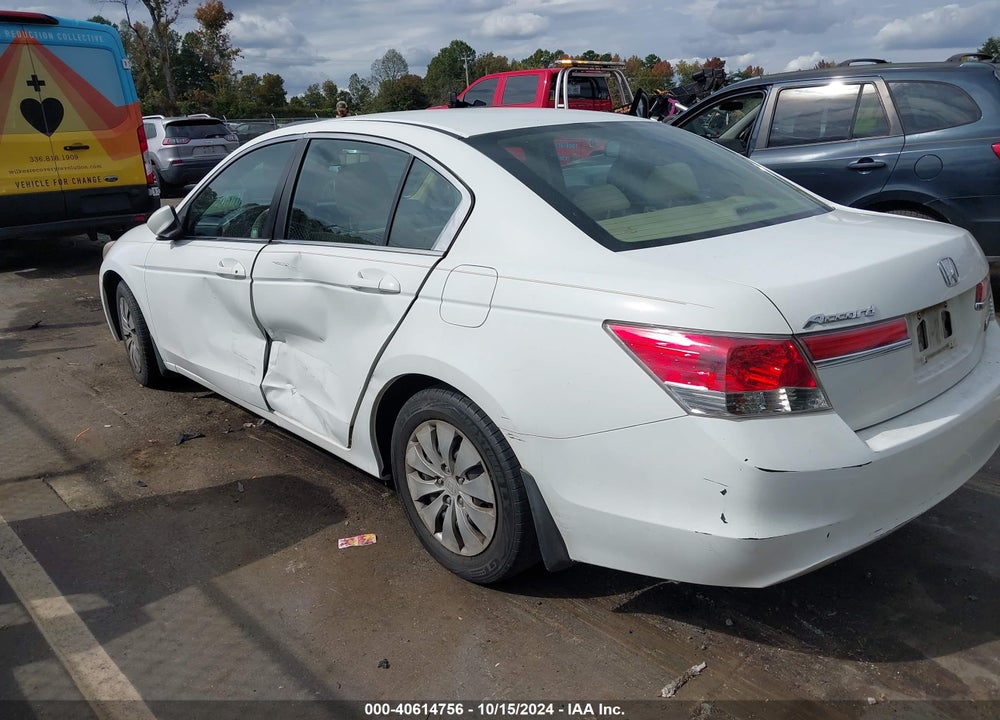 2012 HONDA ACCORD 2.4 LX VIN: 1HGCP2F38CA016730