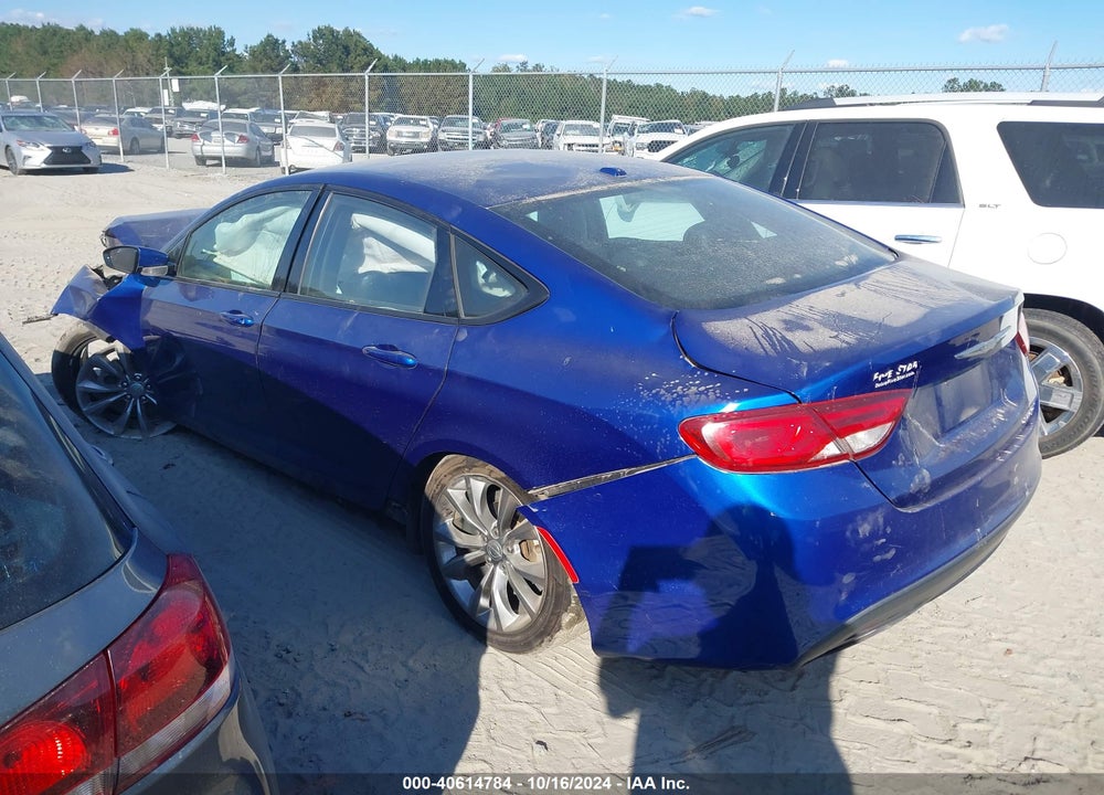 2015 CHRYSLER 200 S VIN: 1C3CCCBBXFN535809