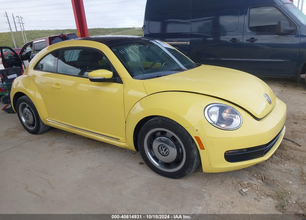 2012 VOLKSWAGEN BEETLE 2.5L VIN: 3VWJX7AT3CM630983
