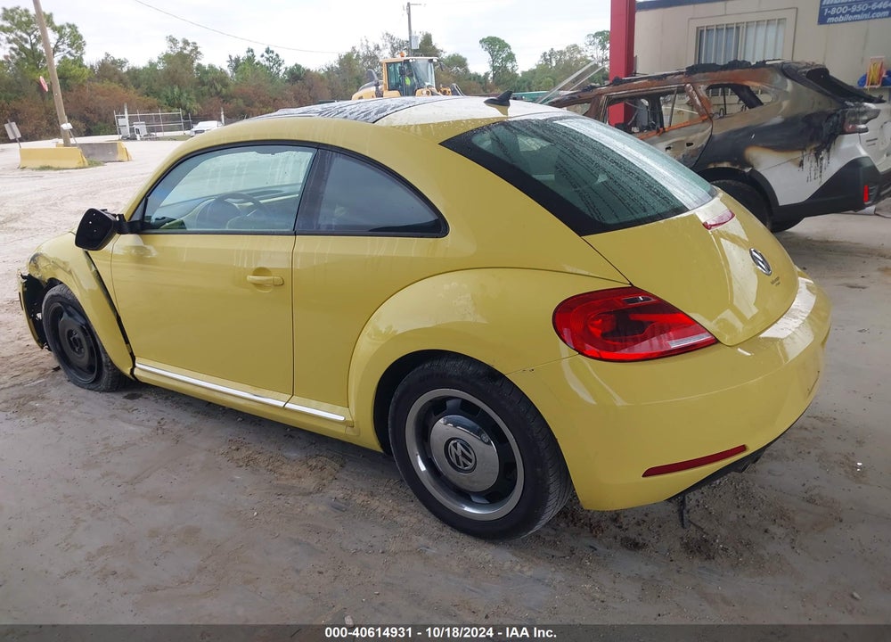 2012 VOLKSWAGEN BEETLE 2.5L VIN: 3VWJX7AT3CM630983