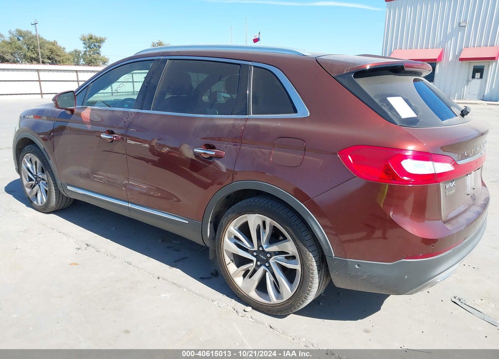 2016 LINCOLN MKX RESERVE VIN: 2LMTJ8LP3GBL62365