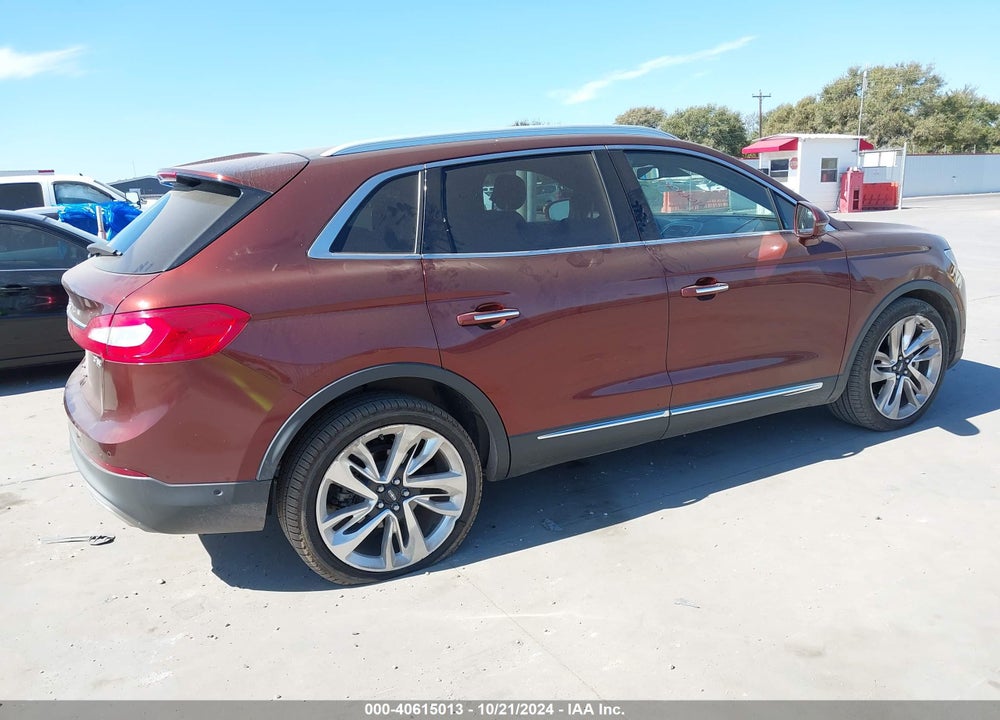 2016 LINCOLN MKX RESERVE VIN: 2LMTJ8LP3GBL62365