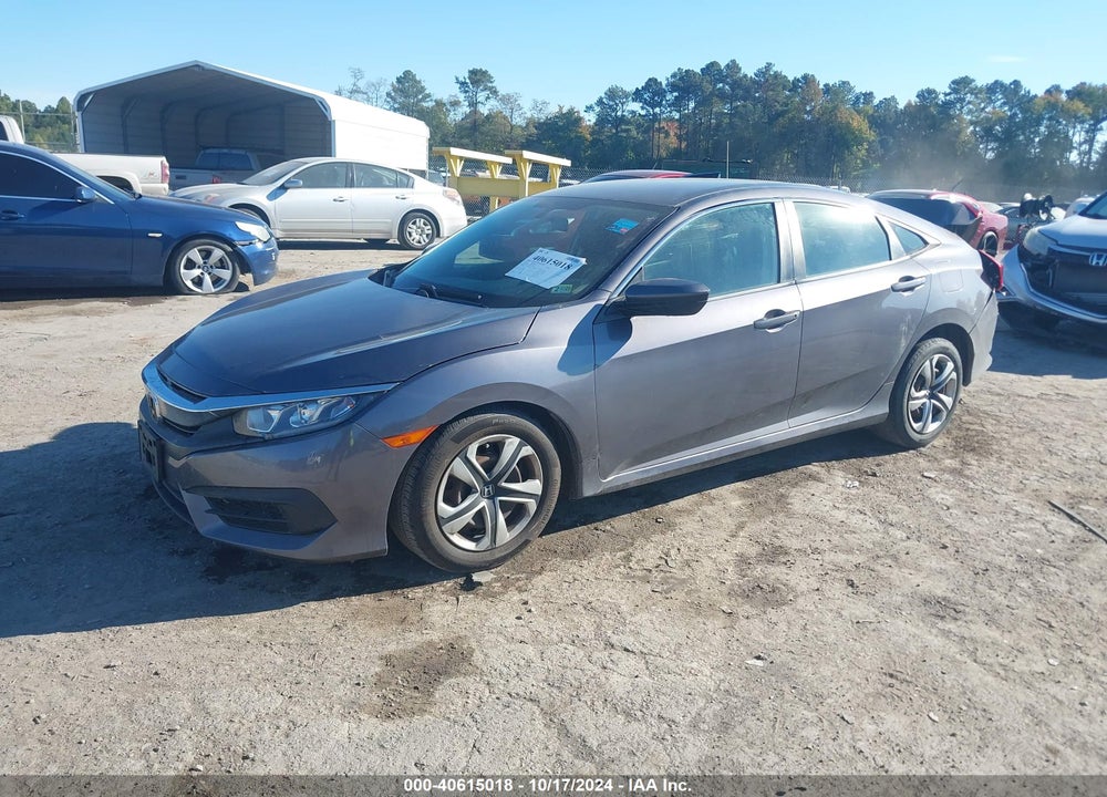 2016 HONDA CIVIC LX VIN: 19XFC2F53GE013469