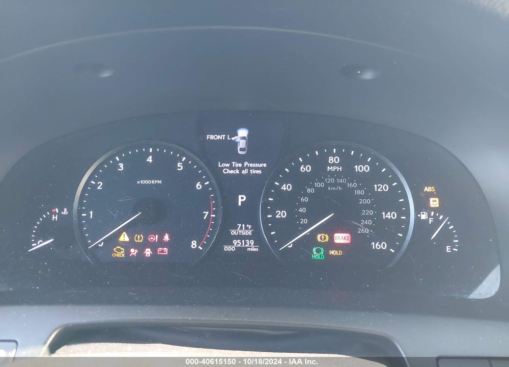 2014 LEXUS LS 460 VIN: JTHCL5EF8E5019922