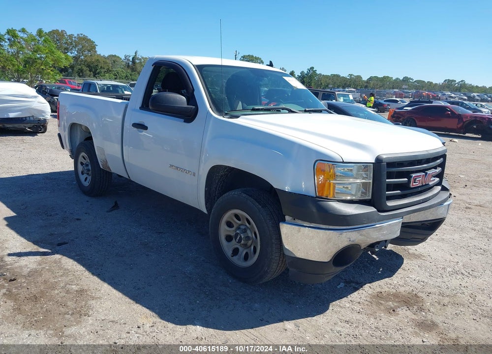2008 GMC SIERRA 1500 WORK TRUCK VIN: 1GTEC14X98Z192245
