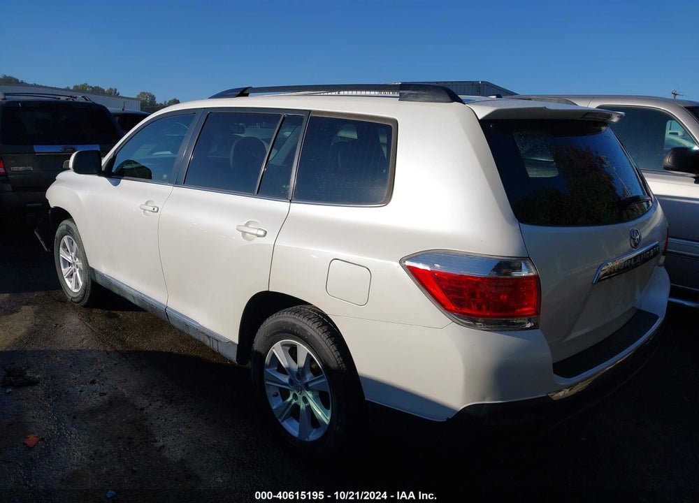 2012 TOYOTA HIGHLANDER SE V6 VIN: 5TDZK3EH6CS051523